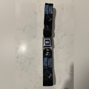 Dr Who Timey Wimey Adjustable Seatbelt Blue Belt 24" To 42" Buckle Down